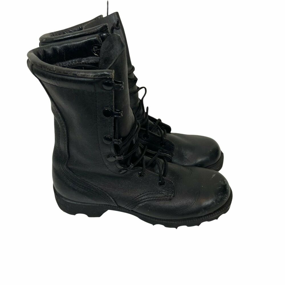 Altama Combat Boots sz 4 M 5.5 W Womens Black Round Toe Lace Up Comfort